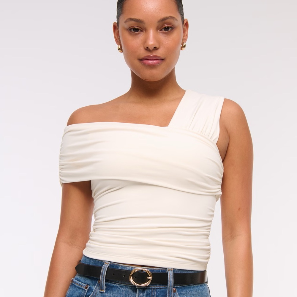 NWT! Abercrombie Asymmetrical Wrap Women's Top
